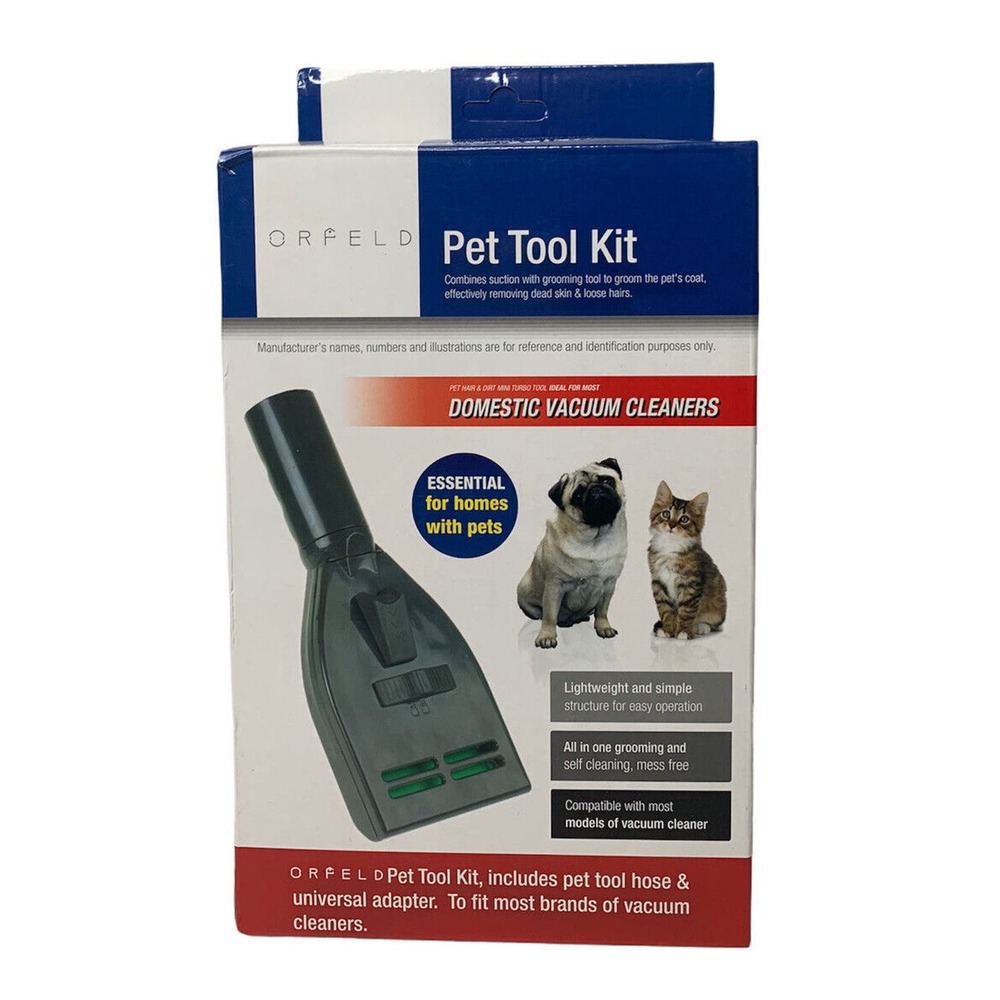 NEW Orfeld Pet Tool Kit Grooming Tool For Cats And‎ Dogs Hooks To Vaccum